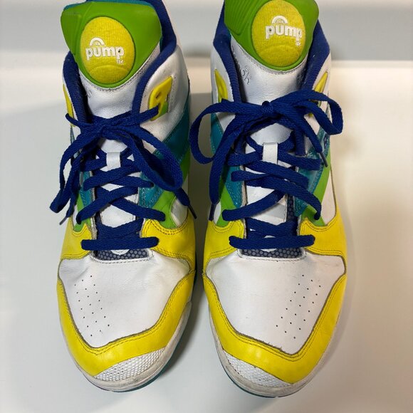 Vintage Reebok Court Victory Pump Size 12 - RARE COLOURWAY - Picture 3 of 7